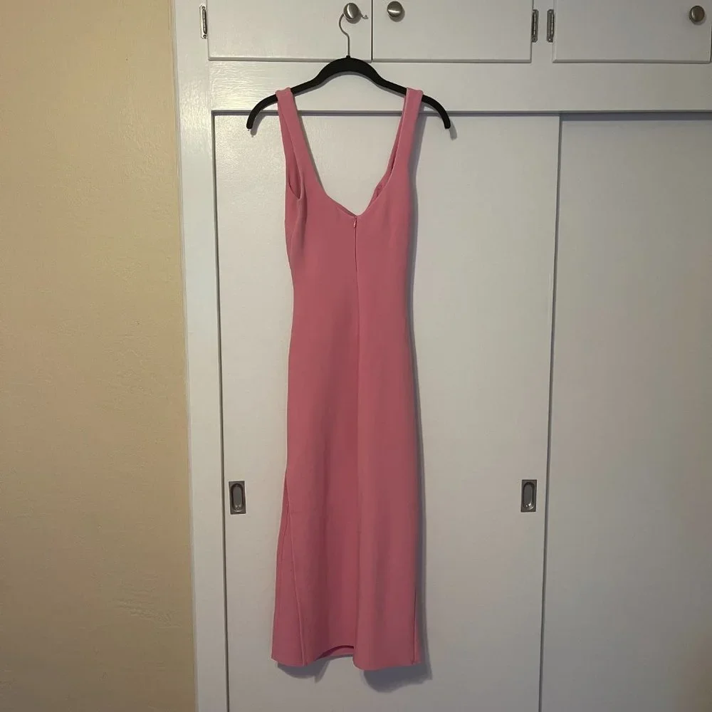 Bec & Bridge Joelle Midi Dress Pink - Size : US 6 - Picture 8 of 9